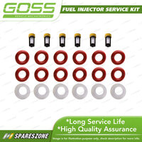 Goss Fuel Injector Service Kit for Ford Fairlane Falcon LTD AU BA BF 4.0L