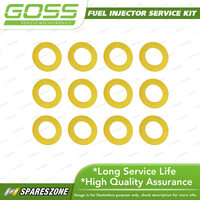 Goss Fuel Injector Service / Repair Kit - Nylon Spacer Pack 12 Thick 0.9mm