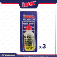 3 x Inox MX3 Lubricant Injector Needles 60ML Anti-Corrosion Anti-Moisture