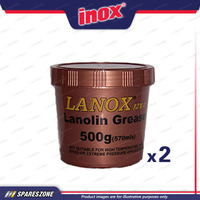 2 x Inox MX4 Food Grade Approved Lanox Greases 500G Anti Moisture & Corrosion