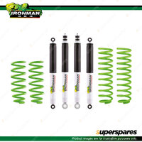 Ironman 4x4 Suspension Lift Kit Medium Load Nitro Gas Shock Absorbers JEEP006BKG