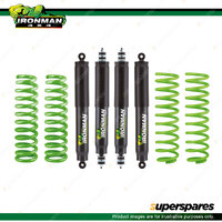 Ironman 4x4 Lift Kit Medium Load Foam Cell Pro Shock Absorbers JEEP017BKP