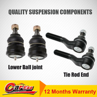 4 Lower Ball Joints Outer Tie Rod End for Triumph 2.5PI STAG 2.5L 3.0L 1969-1979