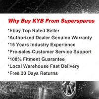 6x Front Rear KYB GAS-A-JUST Monotube Shock Absorbers for JAGUAR Sovereign Sedan