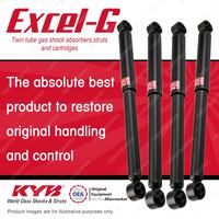 Front + Rear KYB Excel-G Shock Absorbers for Nissan Caravan E25 Van Wagon 01-12