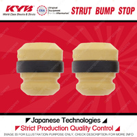 2x Front KYB Strut Rubber Bump Stops for Holden Barina SRI Combo Tigra XC I4 FWD