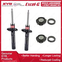 Pair Front KYB Shock Absorbers Strut Mount Kit for Audi TT TTS 8J TFSI TDI 06-15