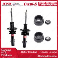 2 Front KYB Shock Absorbers + Strut Top Mount Kit for Audi A1 8X TFSI 10-15