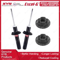 Pair Front KYB Shock Absorbers Strut Top Mount Kit for Audi A5 8T TFSI TDI 06-17