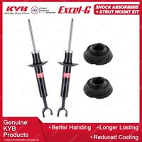 2x Front KYB Shock Absorbers Strut Mount Kit for Audi A6 C5 Avant Quattro 01-04