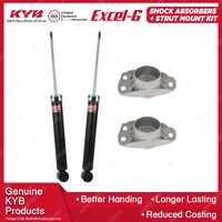 Pair Rear KYB Shock Absorbers Strut Mount Kit for Audi TT TTS 8J TFSI TDI 06-15