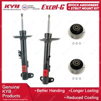 2x Front KYB Shock Absorbers + Strut Mount Kit for BMW 318i E36 M43B18 94-99