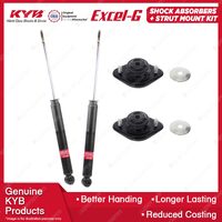 2 Rear KYB Shock Absorbers + Strut Top Mount Kit for BMW 3 Series E36 94-01