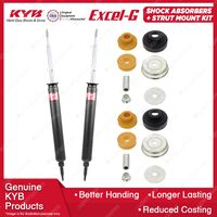 Pair Rear KYB Shock Absorbers Strut Mount Kit for BMW 1 Series E82 E87 E88 03-15