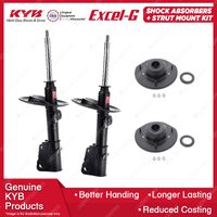 2 Front KYB Shock Absorbers Strut Mount Kit for Chrysler Grand Voyager RG 01-08