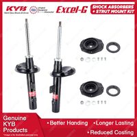 Pair Front KYB Shock Absorbers Strut Mount Kit for Citroen Xsara Hatchback 01-05