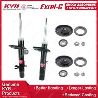 Front KYB Shock Absorbers Strut Mount Kit for Citroen DS3 Dsport Hatchback 10-15