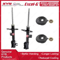 Front KYB Shocks Strut Mount Kit for Fiat 500 169A3 312A2 Pop 169A1 169A4 08-on