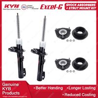 Pair Front KYB Shock Absorbers Strut Mount Kit for Ford Transit VM FWD Van 06-14