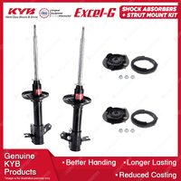 Pair Rear KYB Shock Absorbers Strut Mount Kit for Ford Laser KJ All Styles 94-99