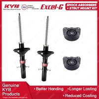 Pair Rear KYB Shock Absorbers Strut Top Mount Kit for Ford Mondeo HC HD HE 96-00