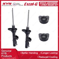 2x Rear KYB Shock Absorbers Strut Mount Kit for Ford Cougar SW LCBA Coupe 99-01