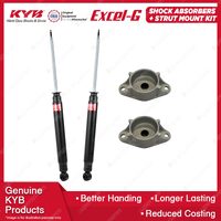 Pair Rear KYB Shock Absorbers Strut Top Mount Kit for Ford Kuga TE TF SUV 12-15