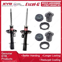 Pair Front KYB Shock Absorbers Strut Mount Kit for Holden Barina Combo Tigra XC 