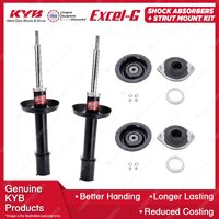 2x Front KYB Shock Absorbers Strut Mount Kit for Holden Combo SB C14SE Van 97-02