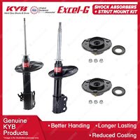 Pair Front KYB Shock Absorbers Strut Mount Kit for Holden Apollo JP Sedan 96-97