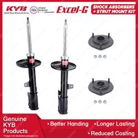 2 Rear KYB Shock Absorbers + Strut Mount Kit for Holden Apollo JM JP Sedan 93-97