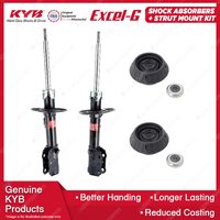 Front KYB Shock Absorbers Strut Mount Kit for Honda Jazz GD3 GD1 Hatchback 02-03