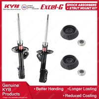 Front KYB Shock Absorbers Strut Mount Kit for Honda Jazz GD3 GD1 Hatchback 03-08