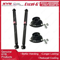 2x Front KYB Shock Absorbers + Strut Mount Kit for Honda Civic FB3 Sport 12-16