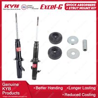 2x Front KYB Shock Absorbers + Strut Mount Kit for Honda Accord CB9 Wagon 92-94