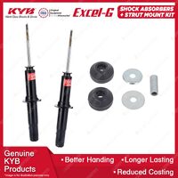 2x Front KYB Shock Absorbers + Strut Mount Kit for Honda CRV RD1 4WD SUV 97-01