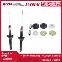 2 Rear KYB Shock Absorbers Strut Mount Kit for Honda Accord CB9 CD5 CE1 92-98