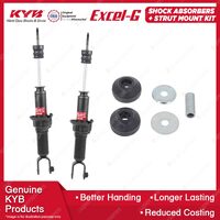 2 Rear KYB Shock Absorbers + Strut Top Mount Kit for Honda Civic EJ EK 95-00