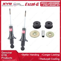 Pair Rear KYB Shock Absorbers Strut Top Mount Kit for Honda Civic ES1 EU3 00-06