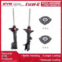 Rear KYB Shock Absorbers Strut Mount Kit for Hyundai Coupe RD Lantra J2 J3 95-02