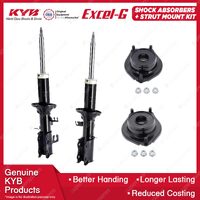 2x Front KYB Shock Absorbers Strut Mount Kit for Kia Rio BC A5D 1.5 I4 FWD 02-05