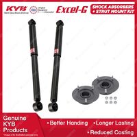 Pair Front KYB Shock Absorbers + Strut Mount Kit for Kia Magentis MG Sedan 06-10