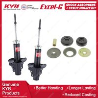 2x Front KYB Shock Absorbers Strut Mount Kit for Kia Sportage JA553 FE SUV 96-99