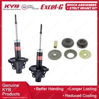 2x Front KYB Shock Absorbers Strut Mount Kit for Kia Sportage JA553 FE SUV 99-04