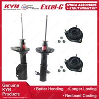 Front KYB Shock Absorbers Strut Mount Kit for Mazda 323 BA Astina Protege 94-98