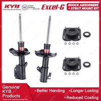 Front KYB Shock Absorbers Strut Mount Kit for Mazda 323 BJ Astina Protege 98-03