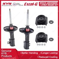 Pair Front KYB Shock Absorbers Strut Mount Kit for Mazda 626 MX-6 GE FS KL 91-97