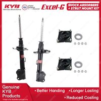 Pair Front KYB Shock Absorbers Strut Mount Kit for Mazda Tribute CU YU SUV 01-04