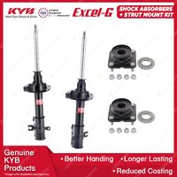 Pair Front KYB Shock Absorbers + Strut Mount Kit for Mazda CX-9 TB CA SUV 07-16