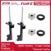 2 Front KYB Shock Absorbers Strut Mount Kit for Mercedes-Benz B-Class W245 05-12